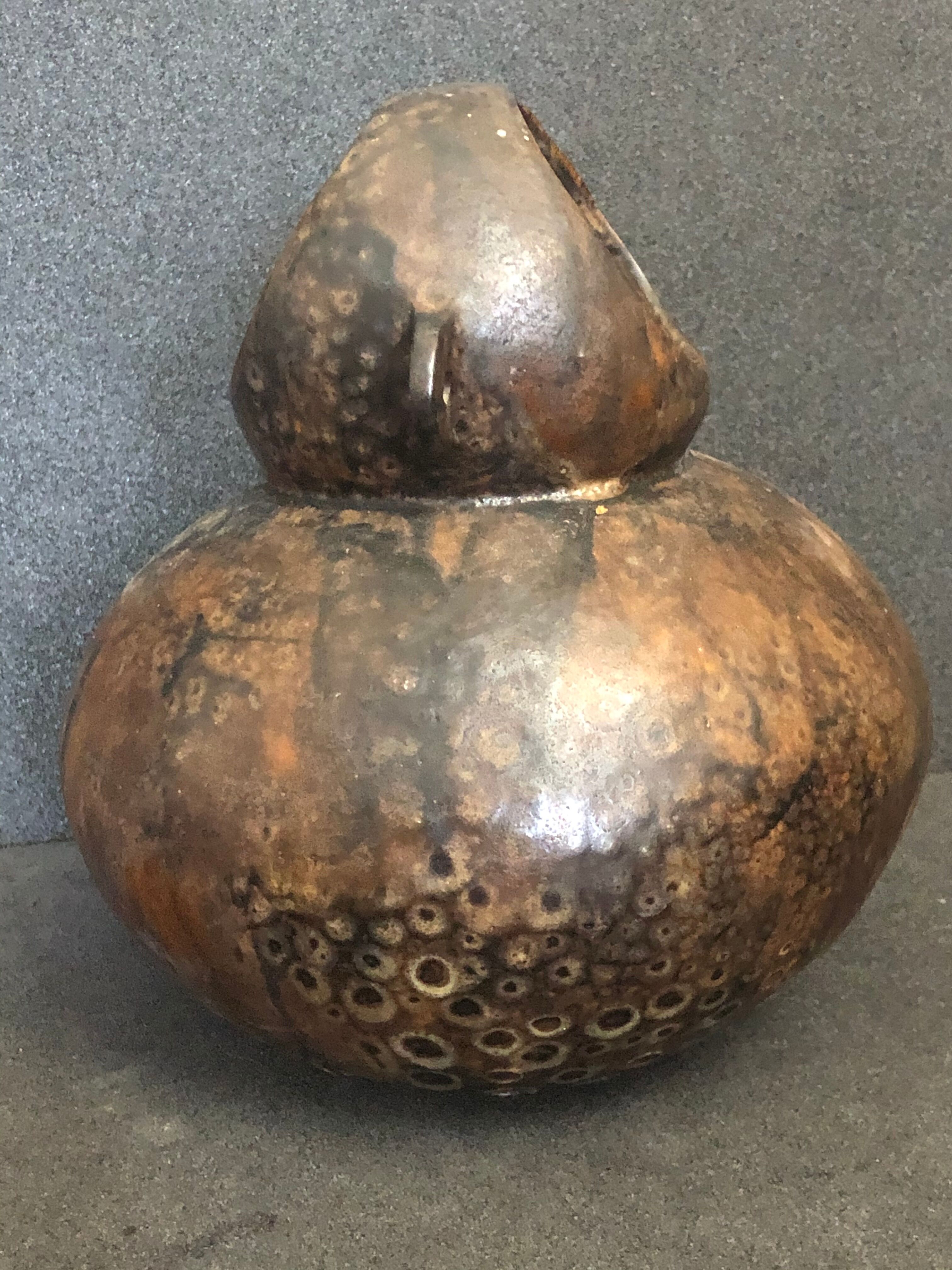 Pot Bakongo with terracotta handle Democratic Republic of Congo Rare