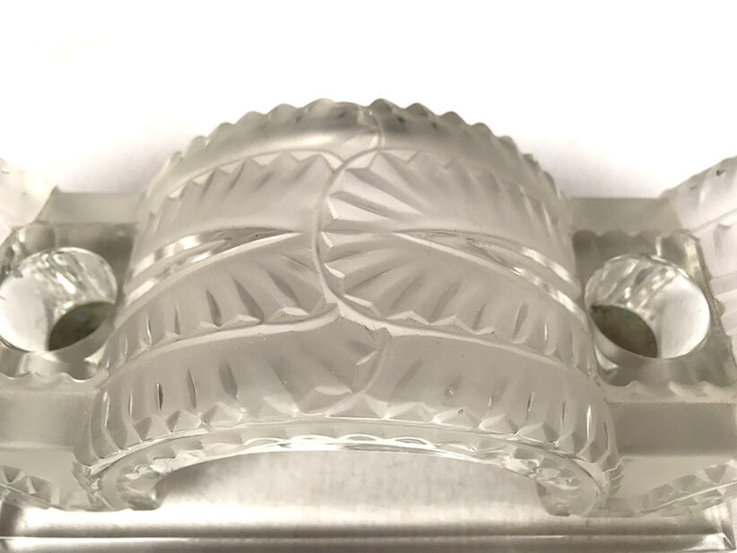 Lalique, Porquerolles model candlestick