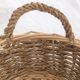 Basket wicker and strings