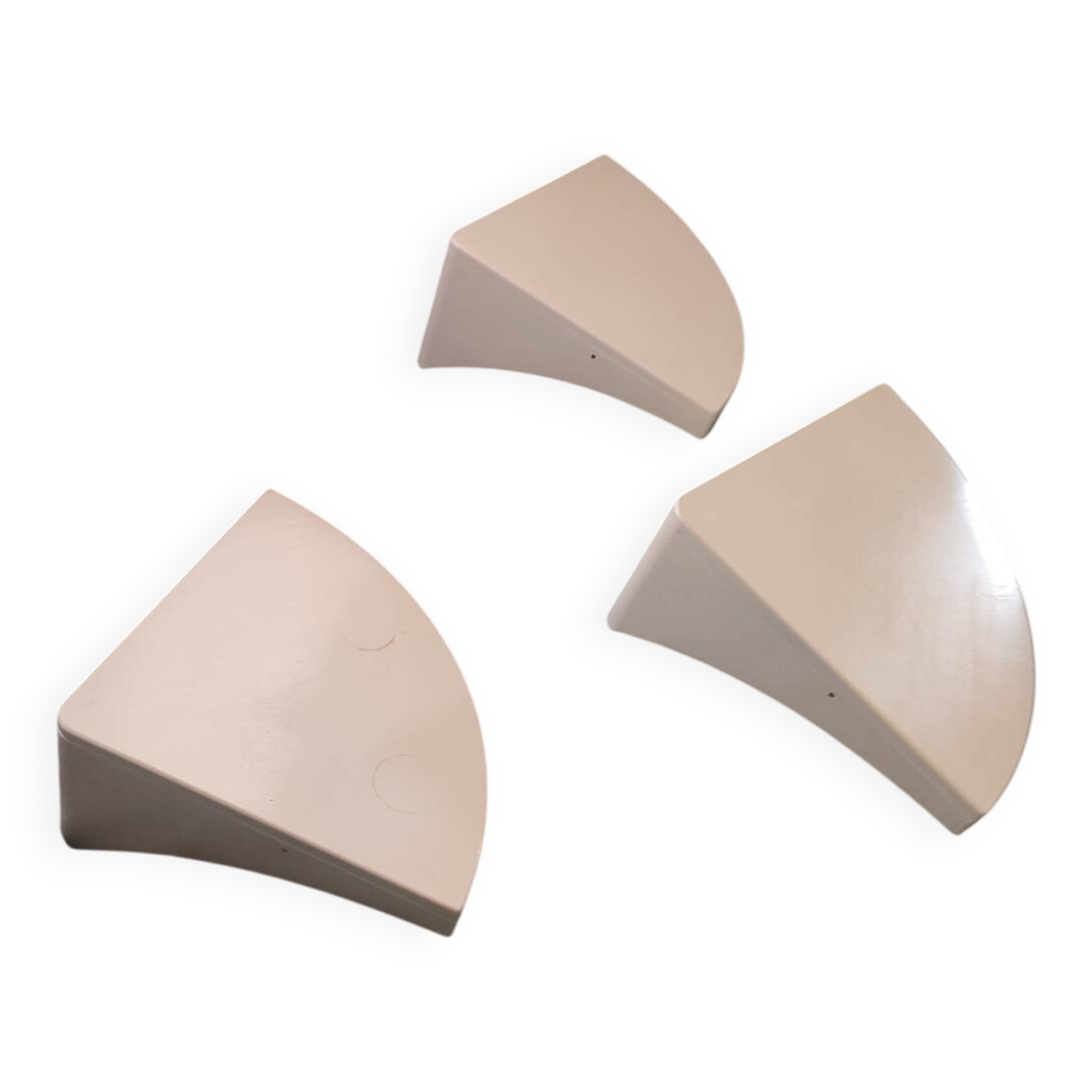 Étagère d'angle époque 70 prisunic