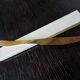 Vintage design paper cutter in two-tone metal LERCHE