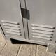 Two-door metal locker