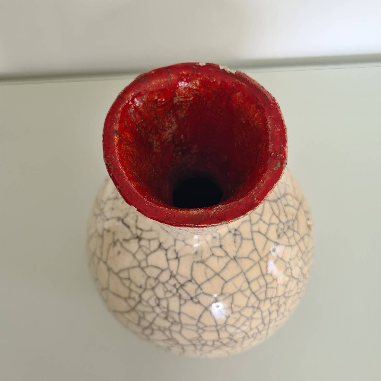 Raku vase