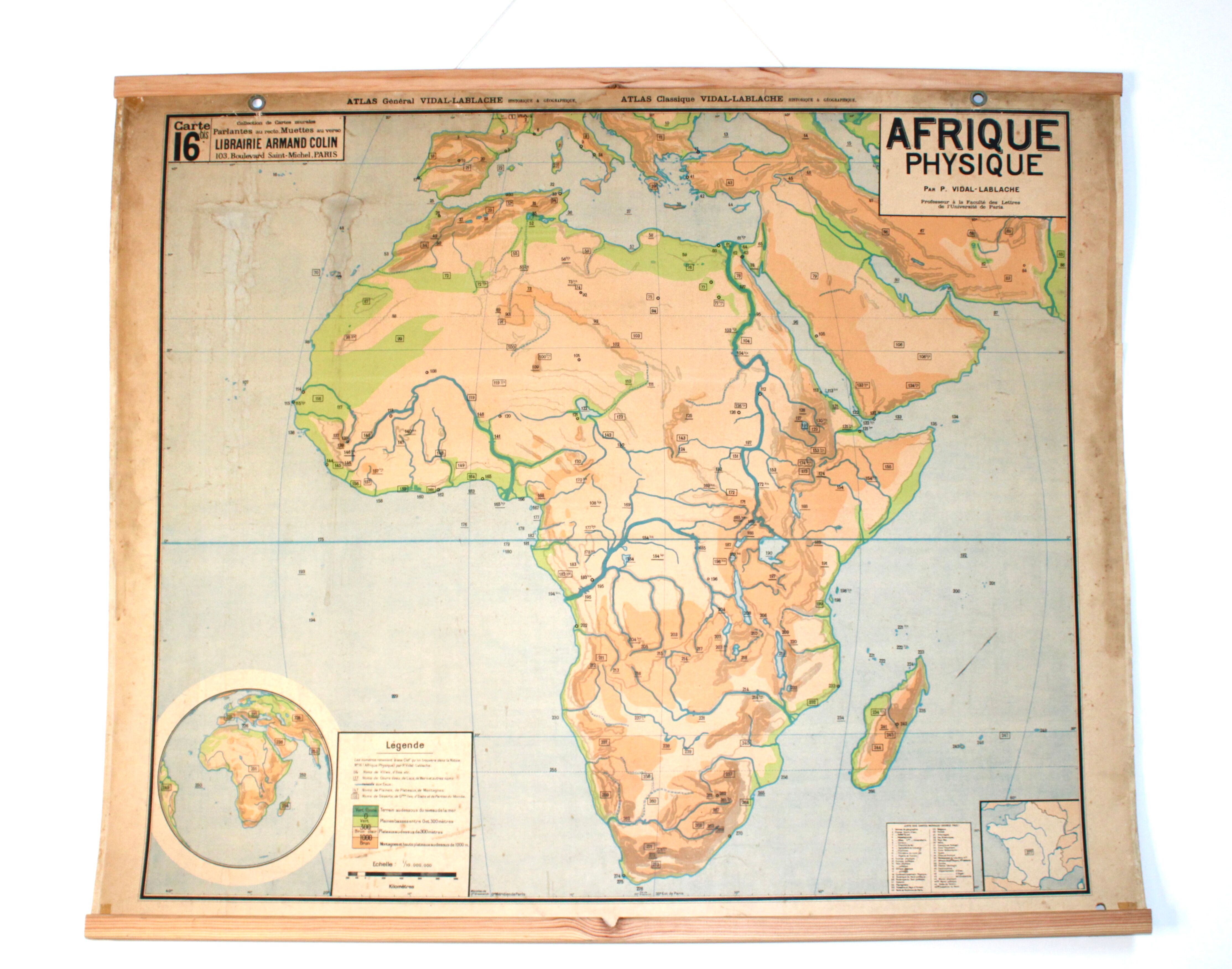 Map n°16, librairie Armand Colin