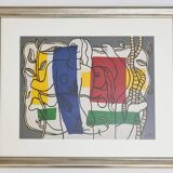 Original lithograph after Fernand Léger, 1946, 62 x 72 cm, framed