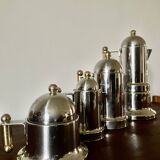 Vev Vigano Kontessa espresso set or 24 carats, Italy