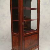 Louis XVI style showcase in marquetry - rosewood - rosewood - 19th
