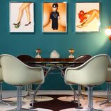 Dax chairs by Ray and Charles Eames for Vitra, 1960s, Set of 6