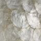 Plateaux pétales de nacre et fibre vintage