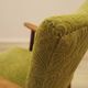 Fauteuil danois vert, années 1960
