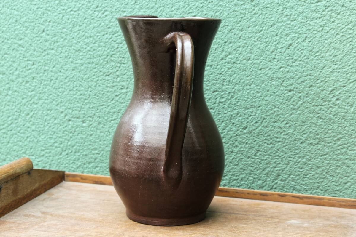 Large stoneware carafe