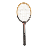 1970 Spalding black and red wooden tennis racket