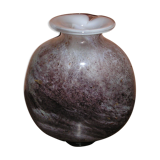 Vase with flattened body and Old Moorish inclusions