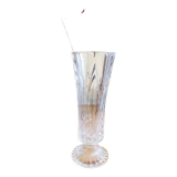 Free-standing glass vase