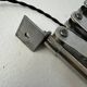 Old large industrial accordion wall lamp