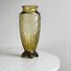 Art Deco Amber Glass Vase