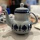 Vintage teapot boch belgium baltic