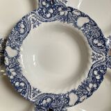 6 English porcelain soup plates