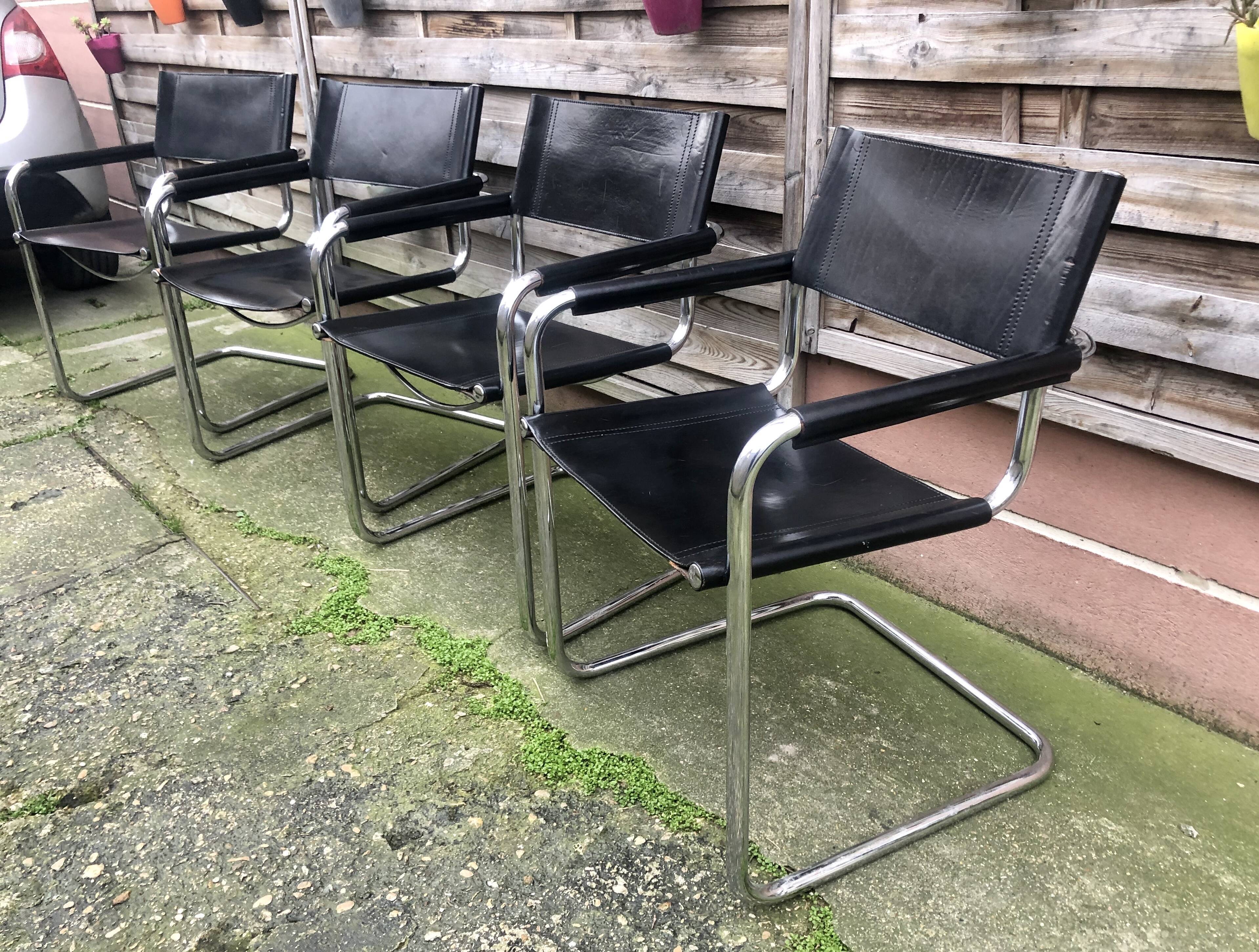 Cantilever S34 design Mart Stam armchair 80