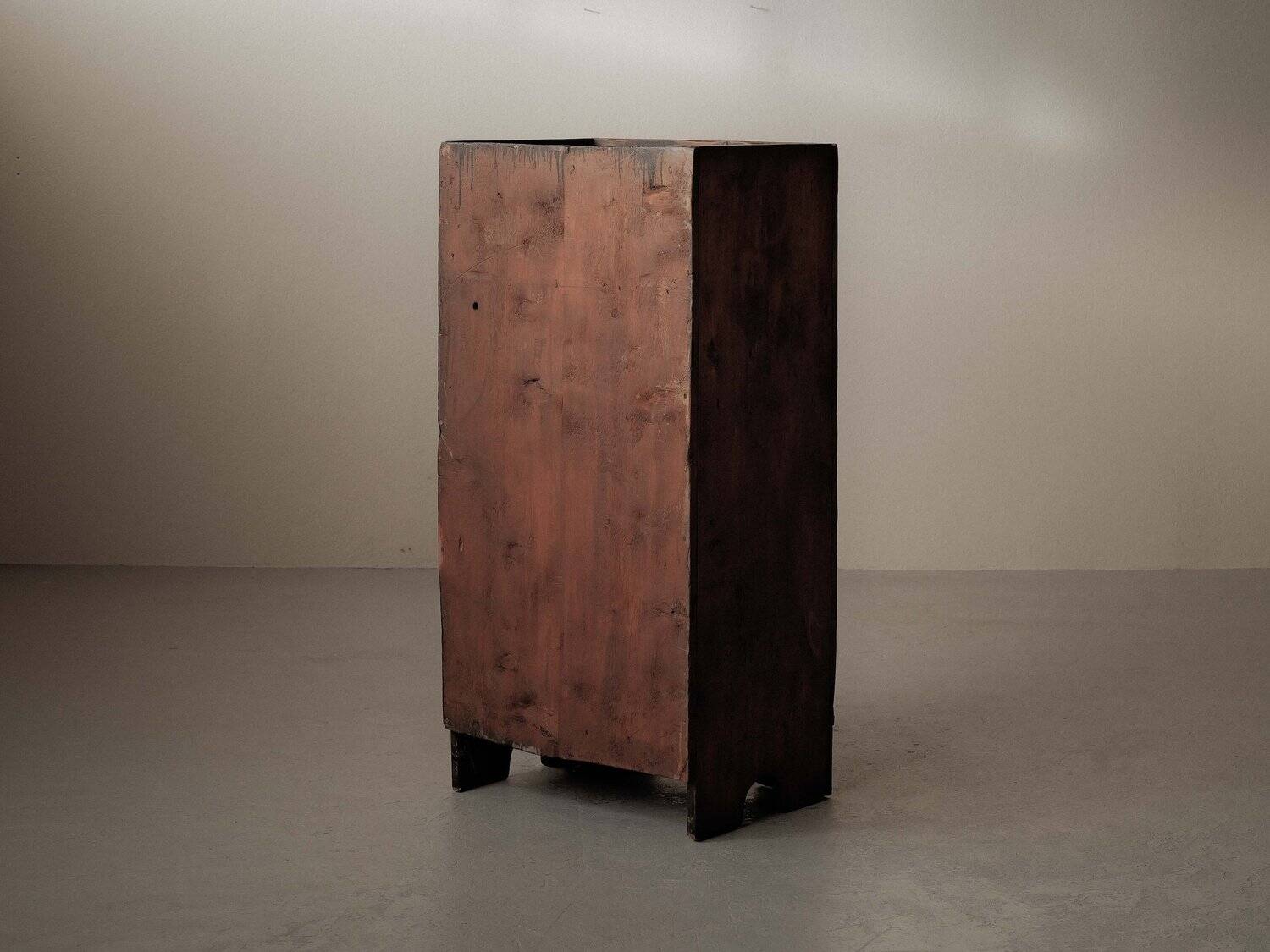 Bonnetière alpine en sapin – Piémont, XVIIIᵉ siècle, art populaire