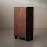 Bonnetière alpine en sapin – Piémont, XVIIIᵉ siècle, art populaire