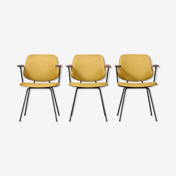 Three Armchairs by Wim Rietveld for Kembo