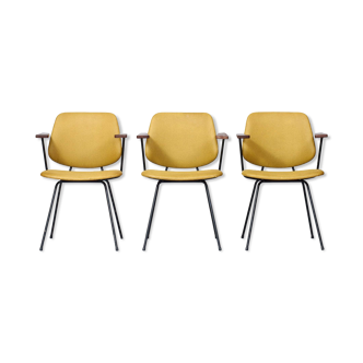 Three Armchairs by Wim Rietveld for Kembo