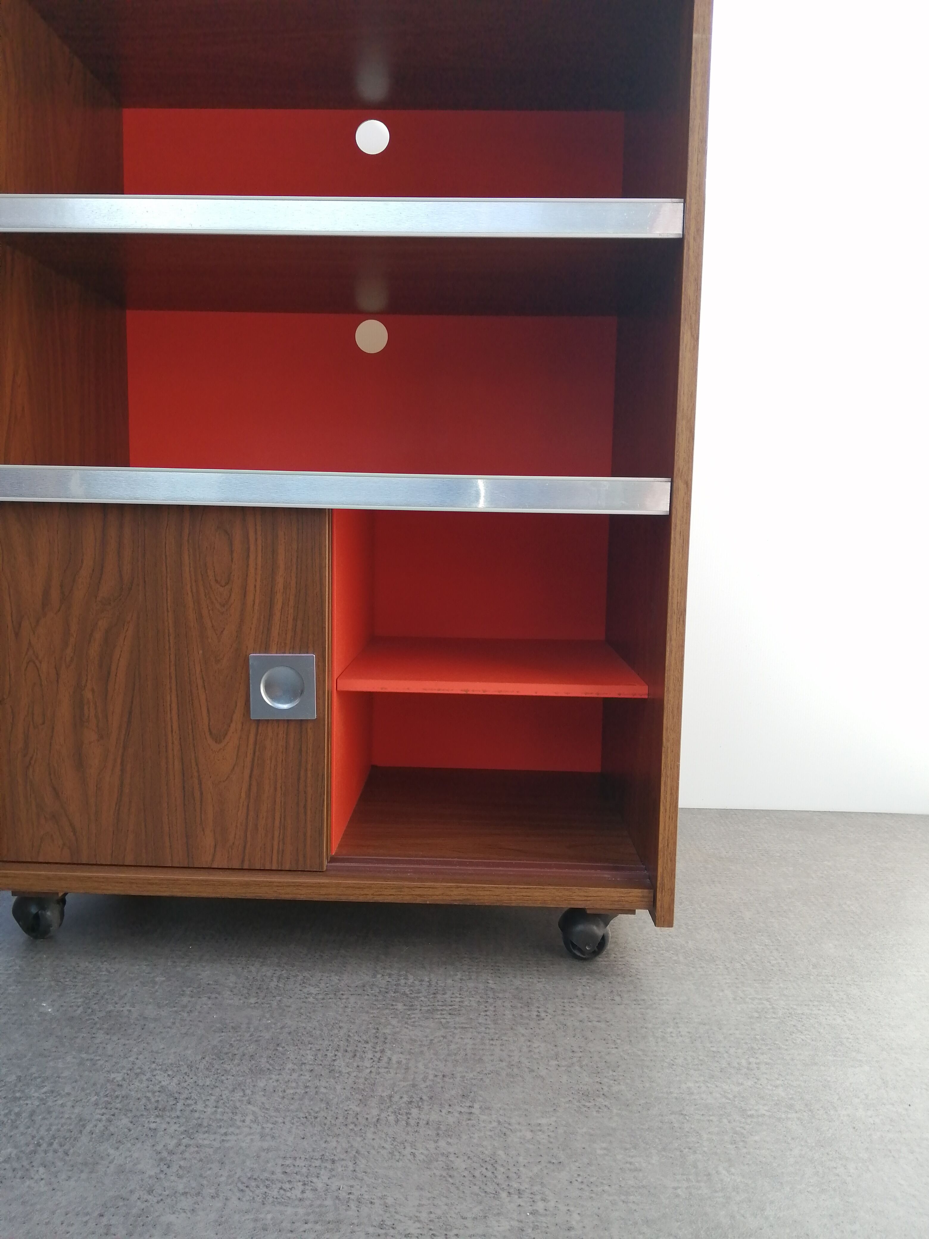 Furniture on wheels hi-fi year 1970 Berlioz vintage