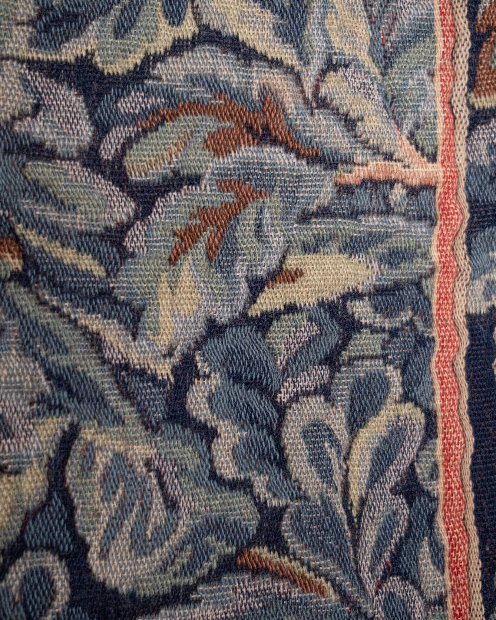 Verdure Tapestry with Fox, John Dearle for Morris & Co, mid-20th century