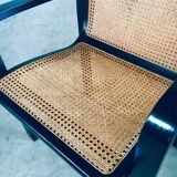 Italian Design Bentwood & Webbing Armchair, 1970s