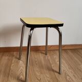 Yellow Formica stool