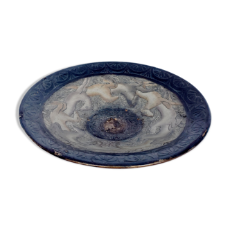 Earthenware hollow dish