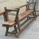 Pair of antique 19th century benches