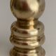Atypical Duo of Candle Holders Candlesticks Solid Turned Brass