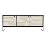 Sideboard with Hand-Made Relief, 1960s.