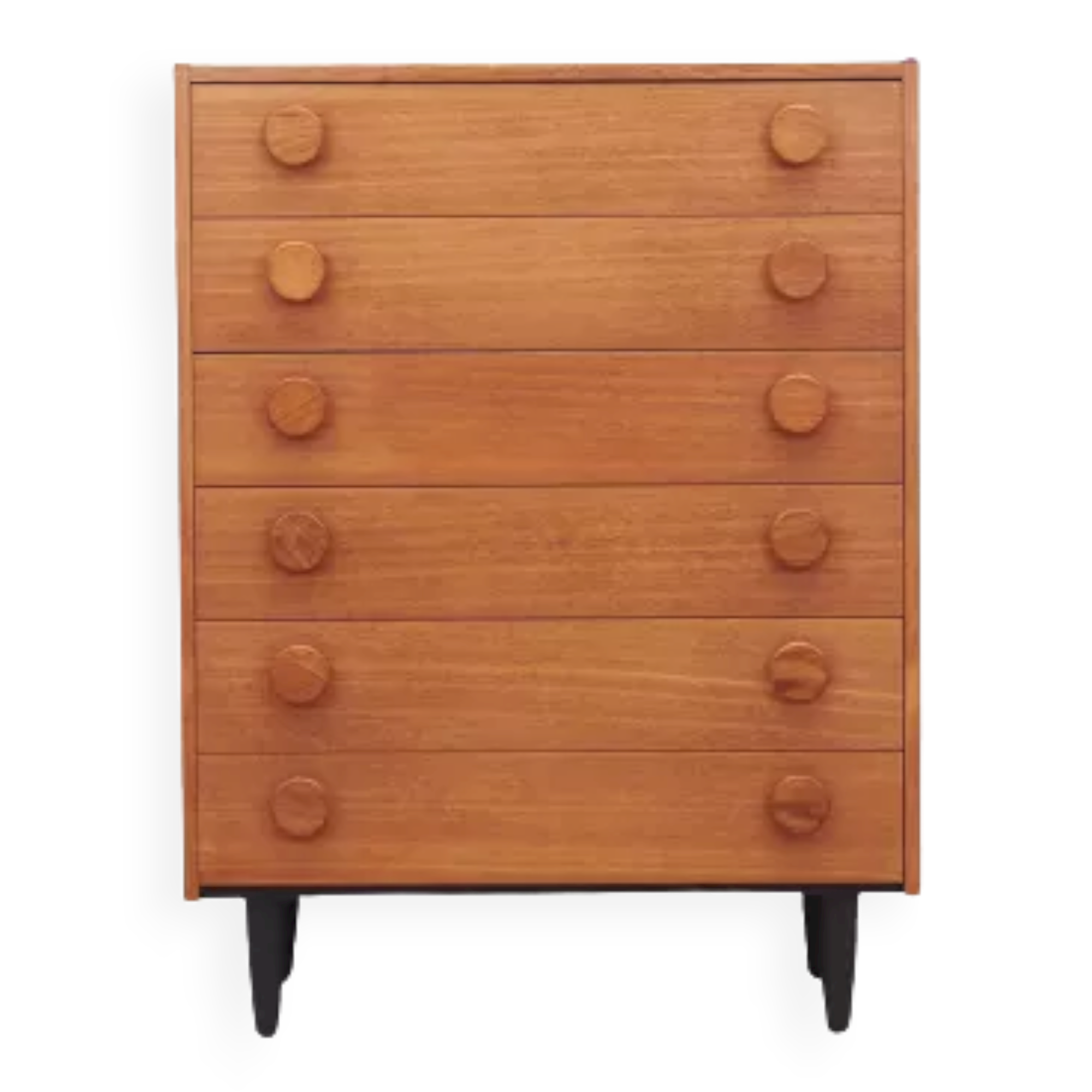 Teak chest of drawers, Danish design, 1970s, made in Denmark