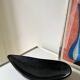 Black glazed ceramic catchall, 1950s design