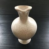 Cracked ivory amphora vase