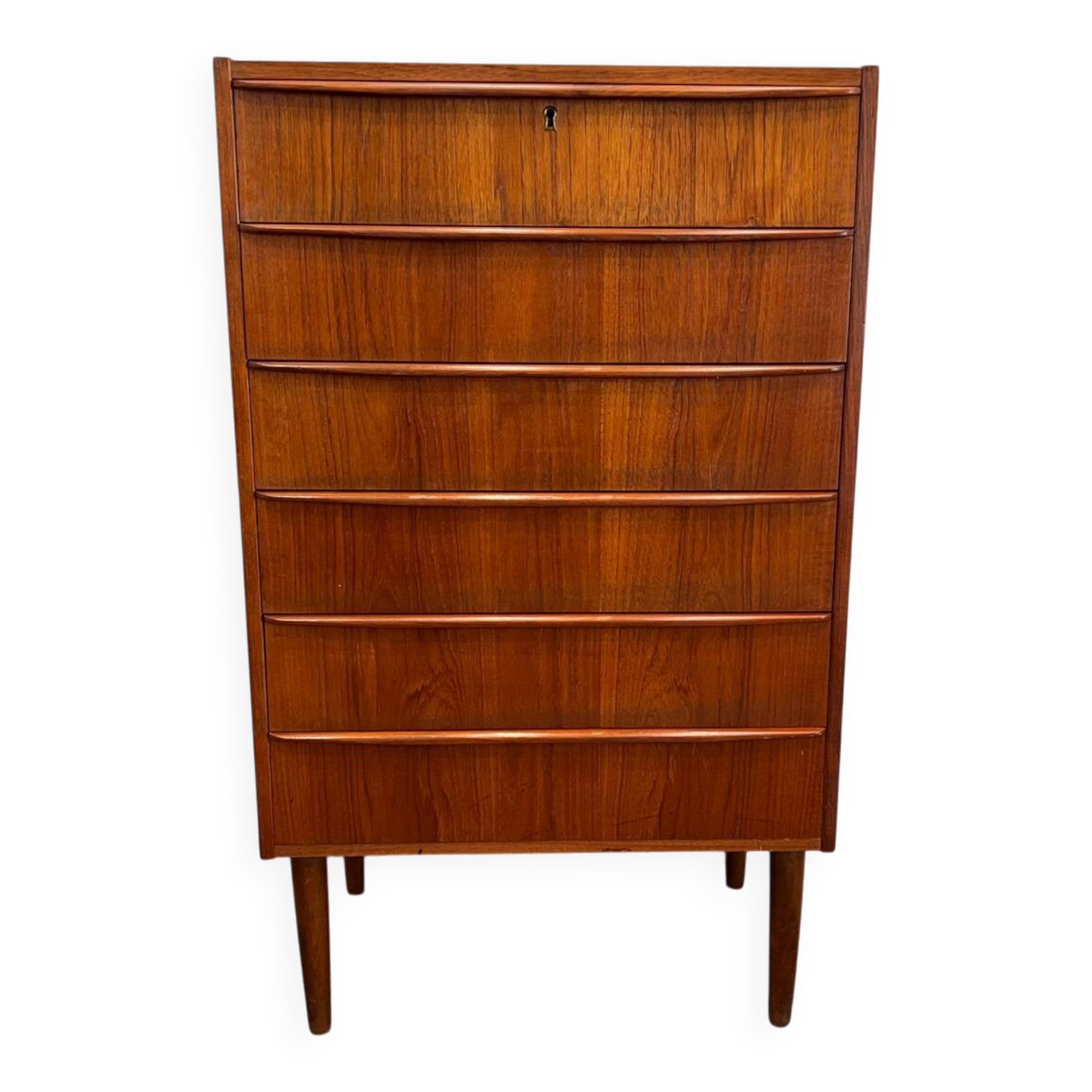 Scandinavian teak chest of drawers, Danish design from the 1950s/60s