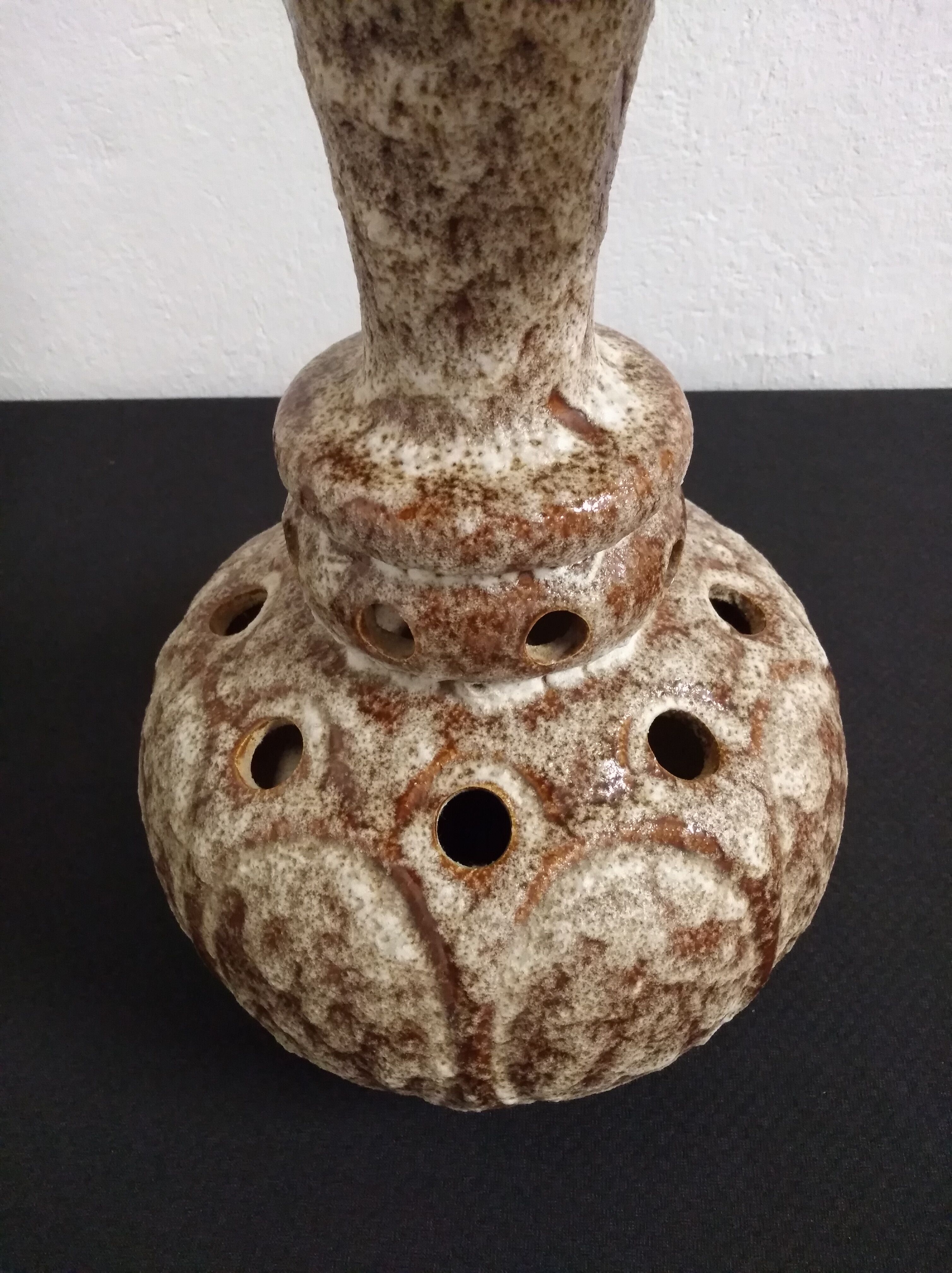 Ceramic floor lamp from the 70s