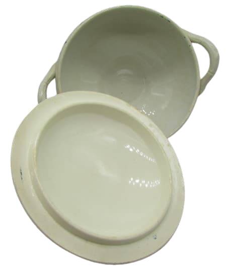 soup tureen Badonviller Théophile Fenal jasmine and butterflies decor