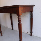 Small antique wooden desk – turned legs