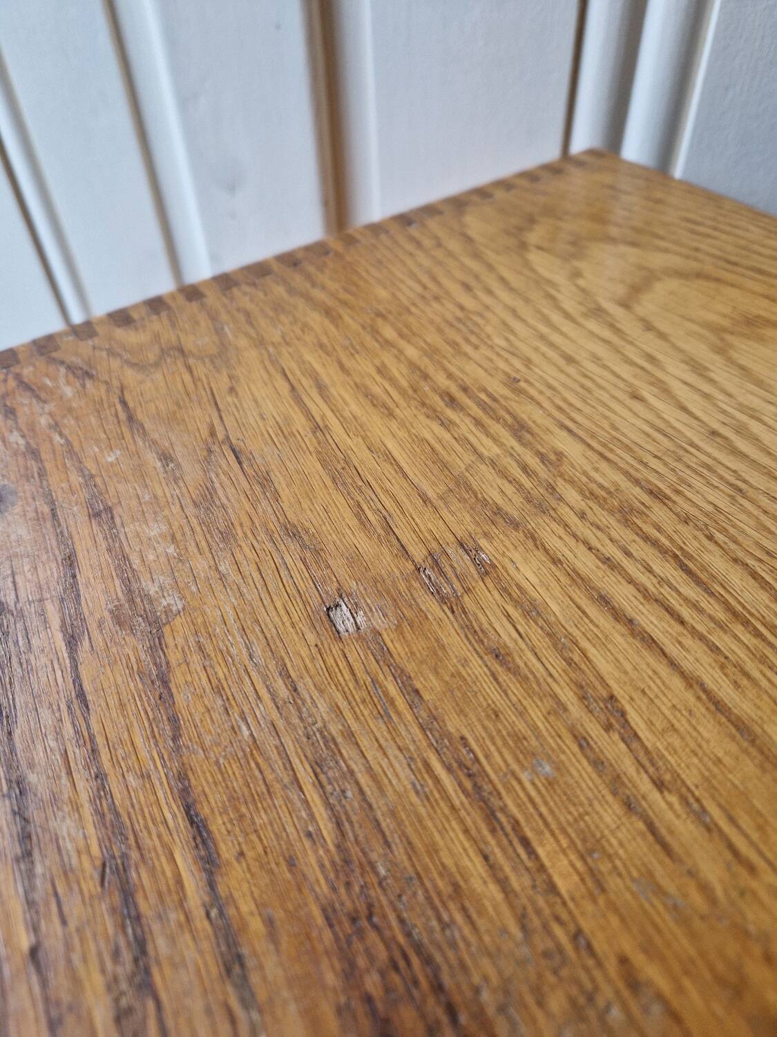 Mid-century oak bedside table 1965 by Raf Staverton