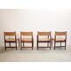 Set of 4 chairs Kurt Ostervig for Sibast Furniture rosewood