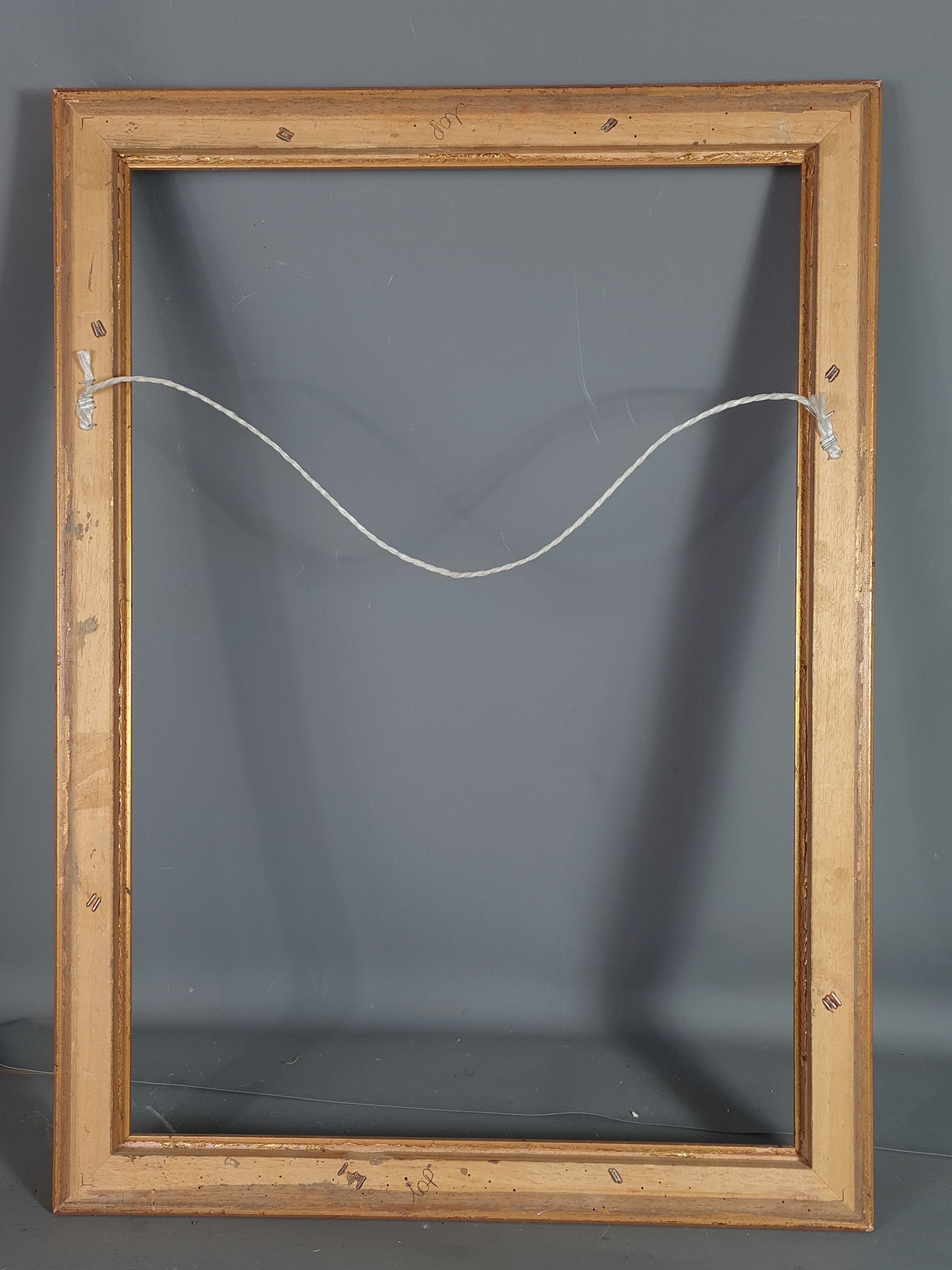 Gilded wooden frame gilded with gold leaf 62x45 cm, foliage 55.4x38.2 cm SB