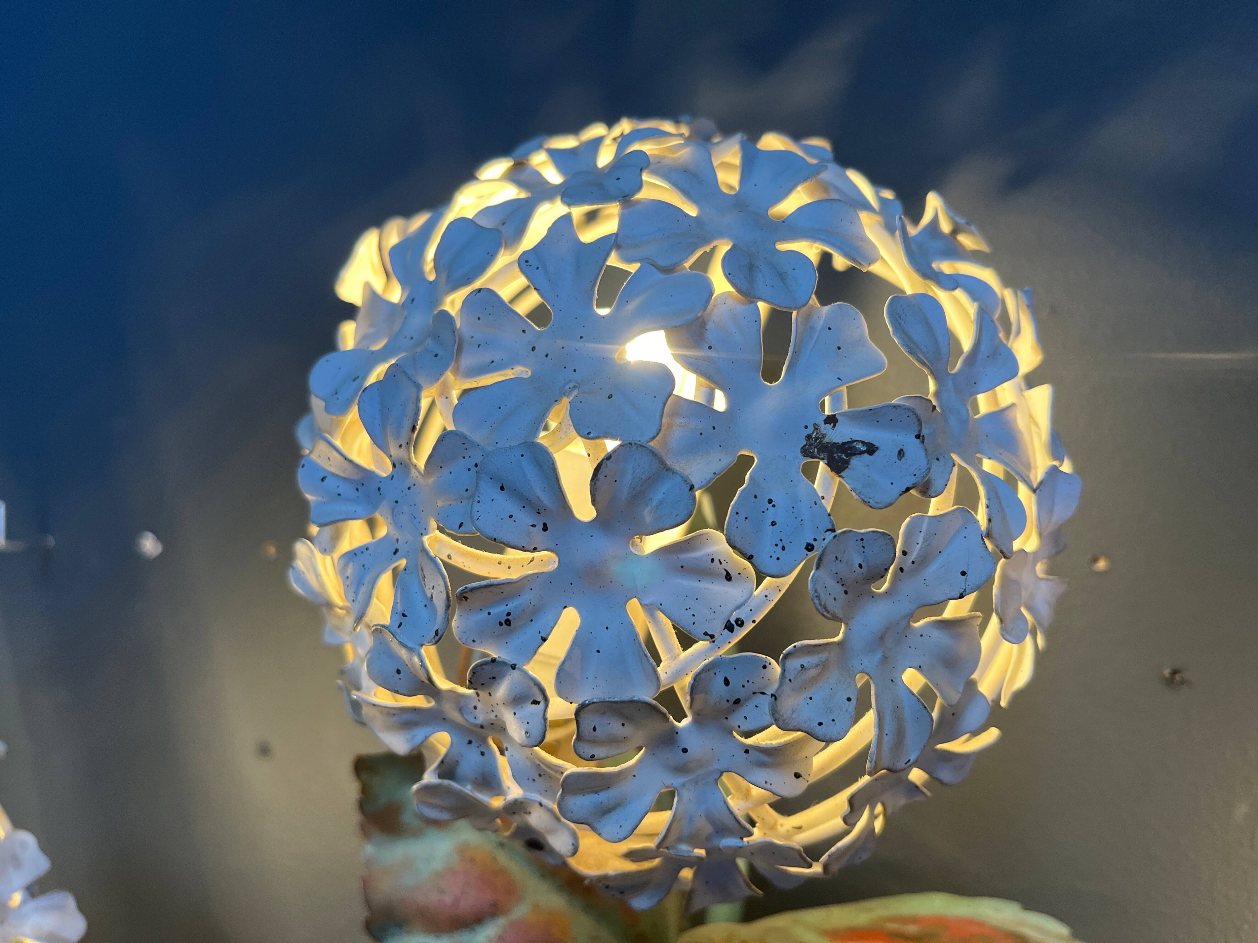 Vintage floral wall lamp by Hans Kögl, 1970s