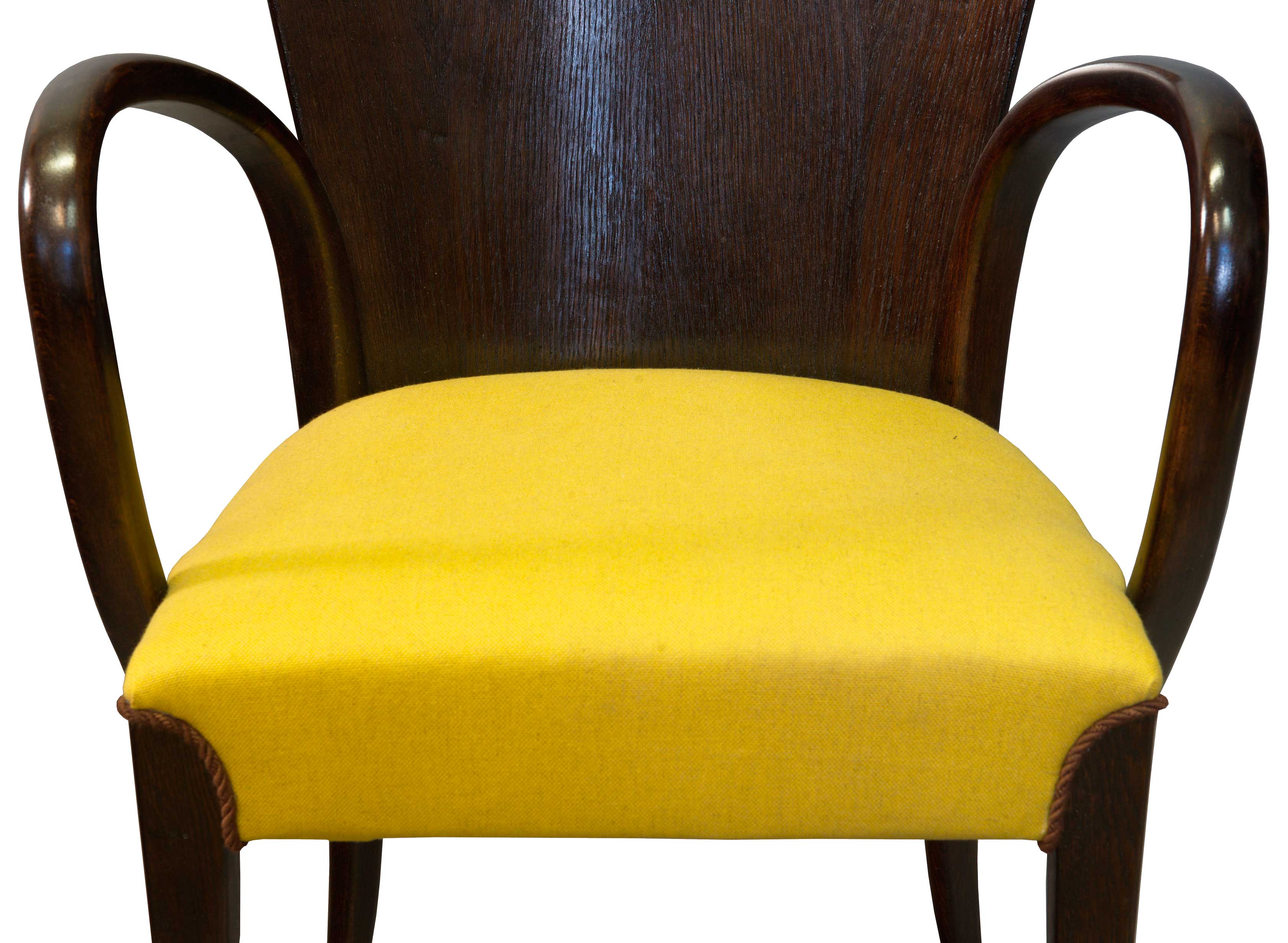 Armchair H-214 Dining Chair by Jindrich Halabala for UP Brno