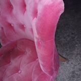 Pair of padded armchairs