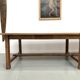 XXL farmhouse table in solid oak 350 cm - Reconstruction Style - 1950s
