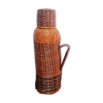 Old wicker thermos, large format